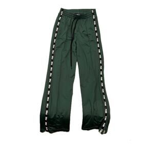 Pink Active Green Extra Long Track Pants Womans Size S